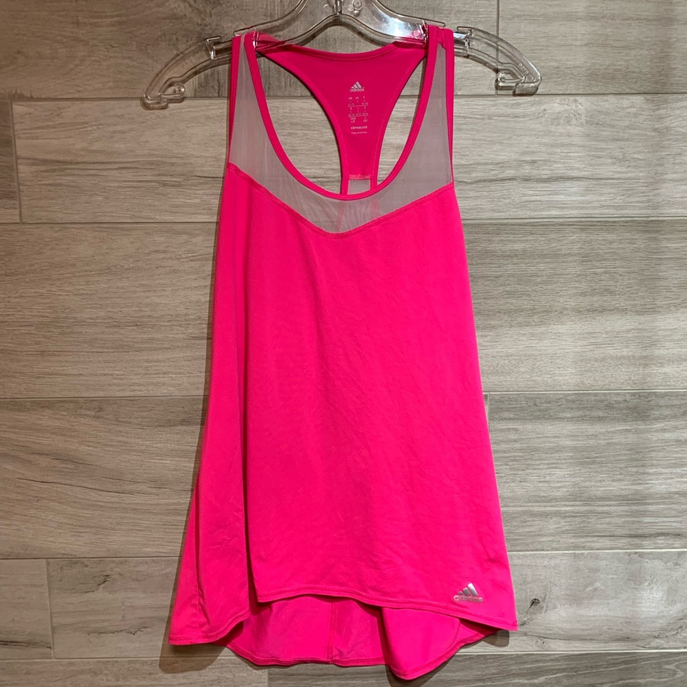 ADIDAS Hot Pink Climacool racerback tank top - Sz Large